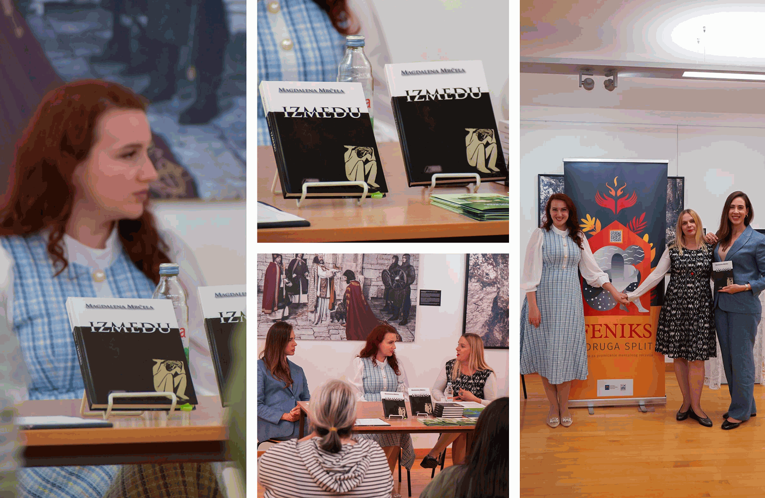 FOTO Otvoreno o tabuiziranim temama – Udruga Feniks i Magdalena Mrčela predstavili roman "Između", knjigu koja spašava živote