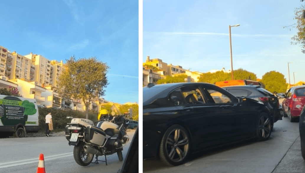 NESREĆA U SPLITU Sudar dvaju auta, jedna osoba ozlijeđena