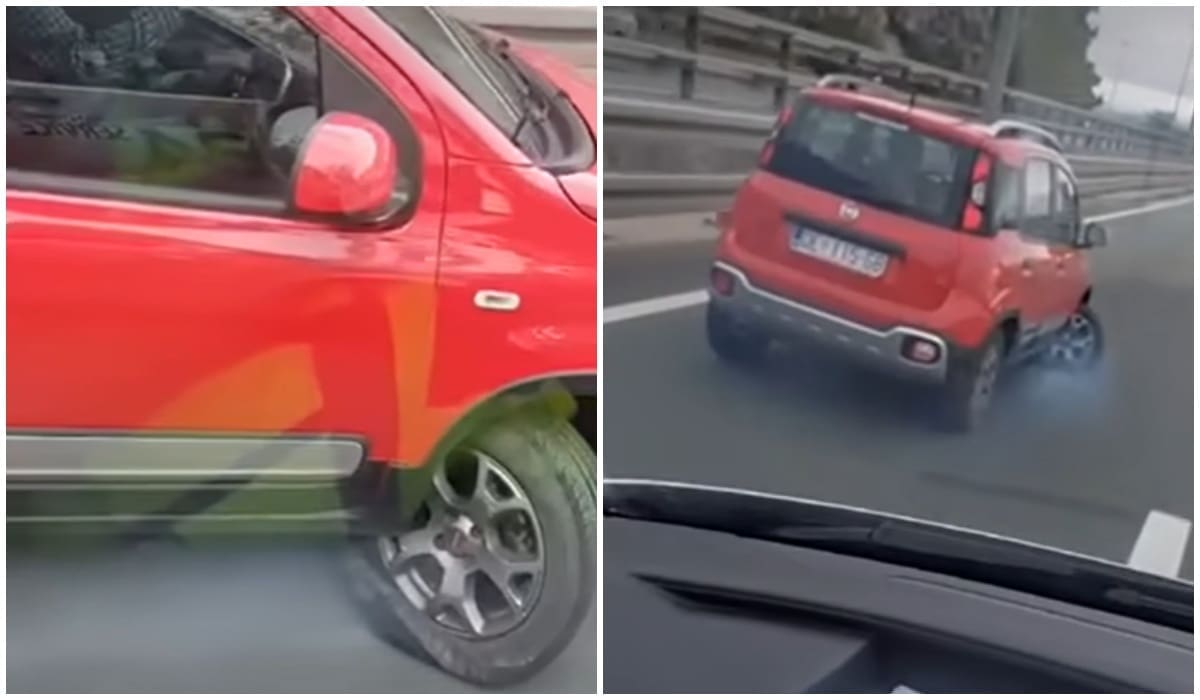 Urnebesni video iz Rijeke: Čovjeku na brzoj cesti otkazao kotač, ali nastavio juriti kao Niki Lauda