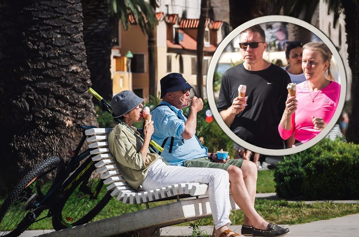 FOTOGALERIJA Mirni dan na splitskoj Rivi. Jesensko sunce i sladoled u ruci