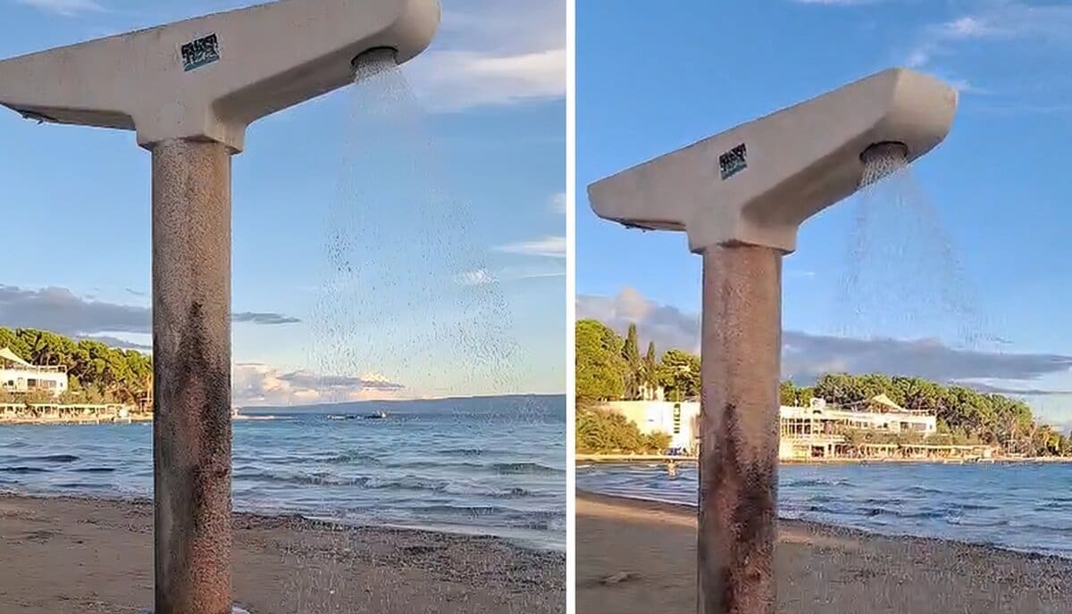 VIDEO Na Bačvicama već 20 dana curi voda. Nadležni tvrde suprotno: "Nema kvara"