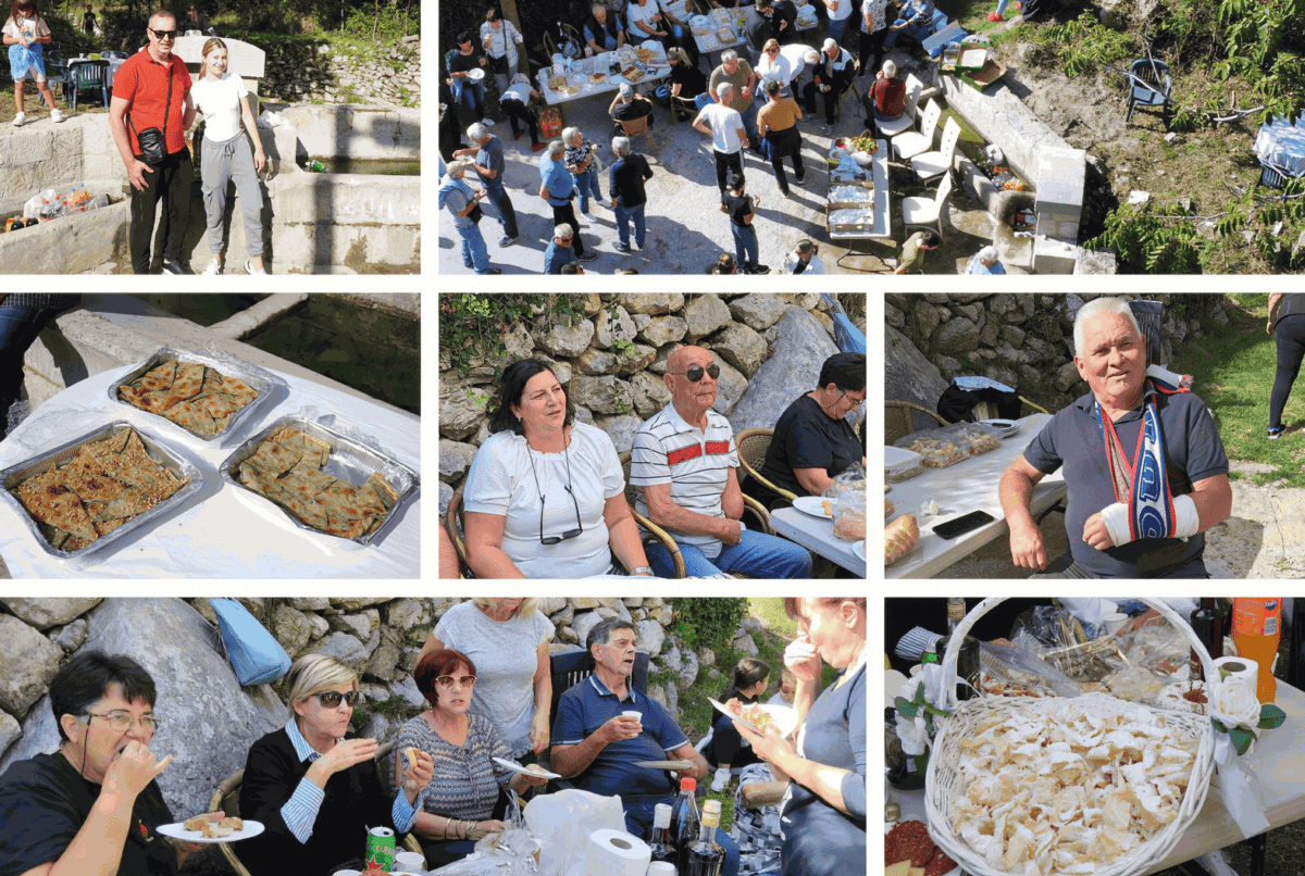 FOTO I VIDEO Kakva je to bila fešta! Stari i mladi stigli u Žrnovnicu, jedan je 'potegao' i iz Njemačke. Hrane i pića bilo je u izobilju: "Pjevale su se hajdučke pjesme, vijorio se hrvatski barjak..."