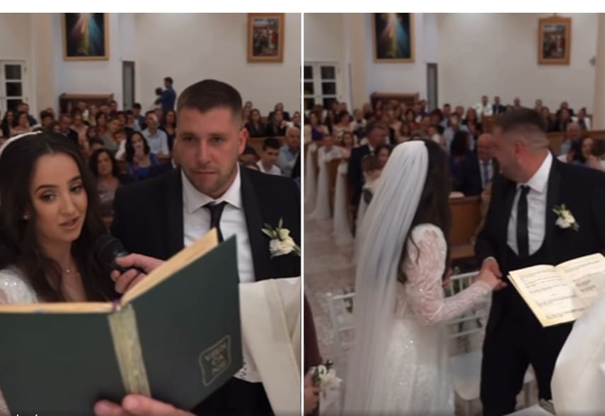 (VIDEO) Tijekom vjenčanja u Čitluku začuo se glas: "Nemoj tetka, nemoj molim te!"