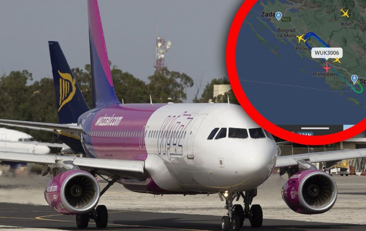 Zrakoplov koji je poletio iz Splita za London kružio iznad Dalmacije pa se vratio. Javili su nam se razočarani putnici