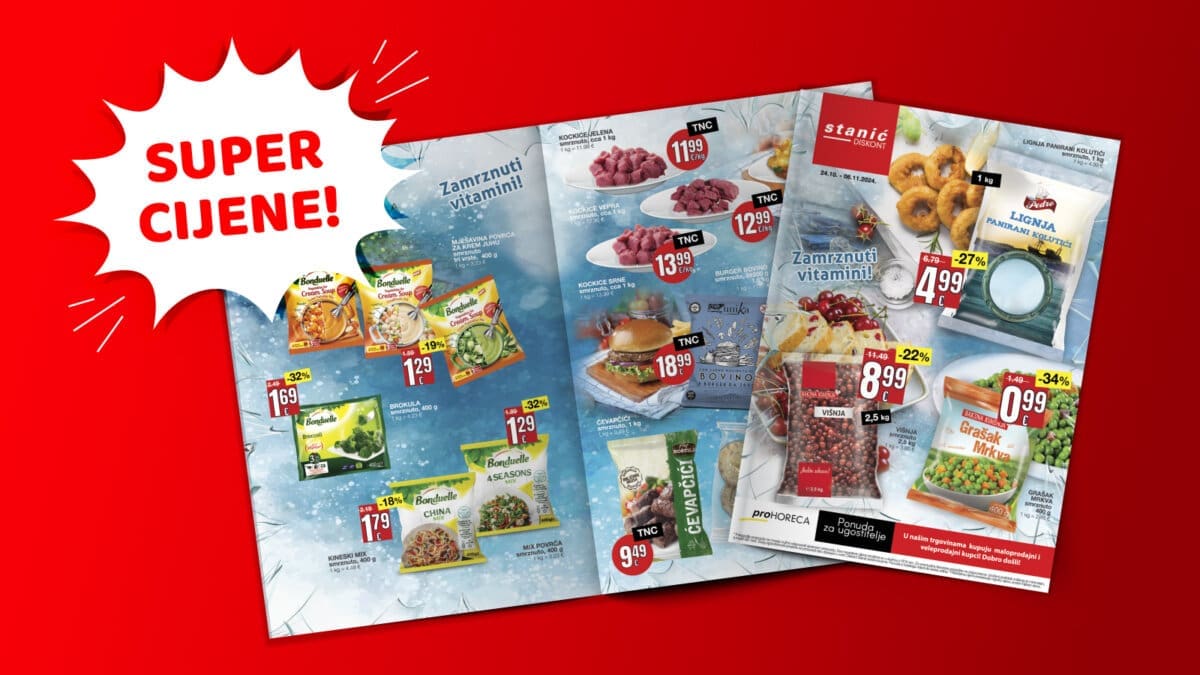 Stigao je novi katalog Diskonta Stanić- smrznuto dobre ponude!