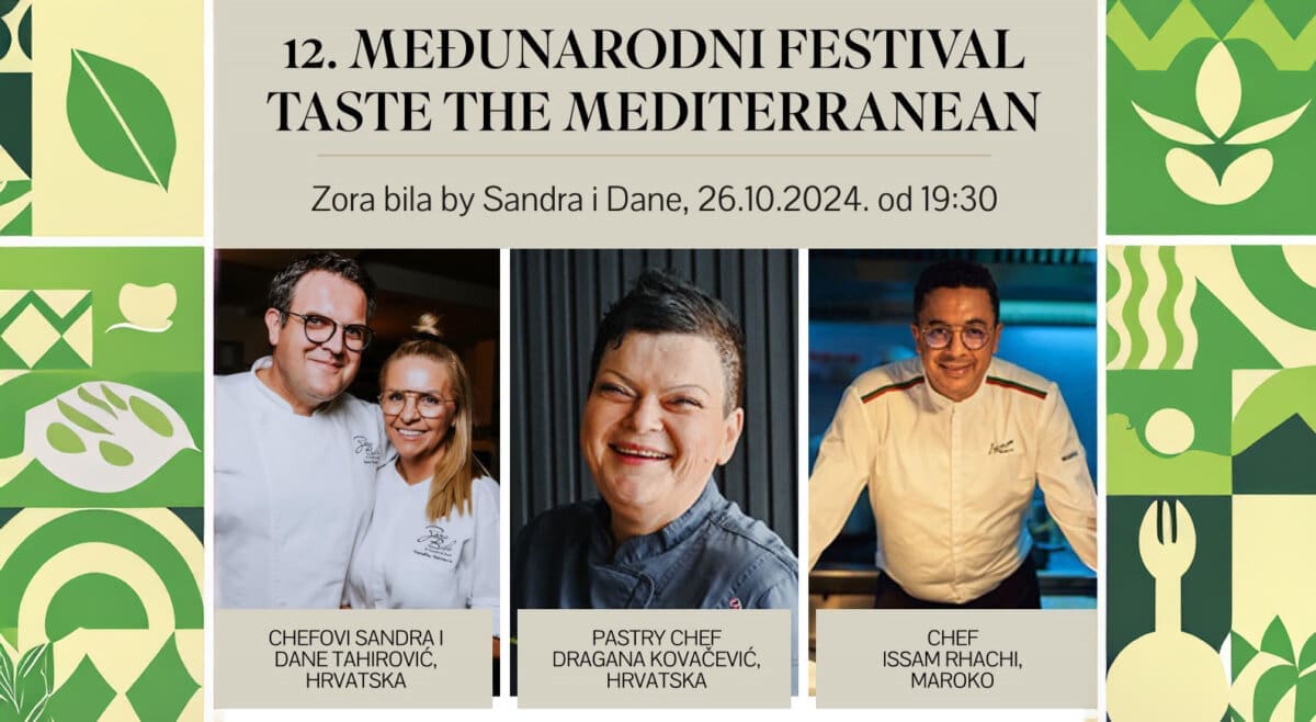 Gala večer u Zori Bila povodom 12. Međunarodnog festivala "Taste the Mediterranean"