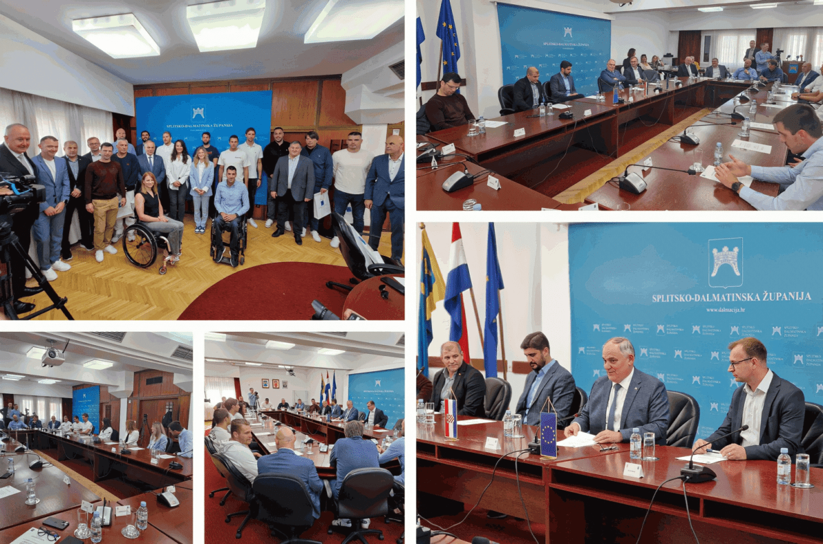 Ponos i sreća u Splitsko-dalmatinskoj županiji. Župan Boban primio osvajače medalja s Olimpijade i Paraolimpijade: "Oni mladim ljudima daju pravi primjer"