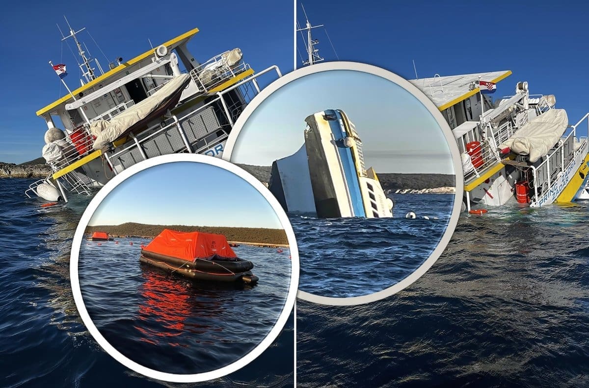 FOTOGALERIJA Potpuno je potonuo katamaran 'Princ Zadra'. Donosimo fotografije s lica mjesta, evo kako sada izgleda mjesto velike nesreće katamaran princ zadra