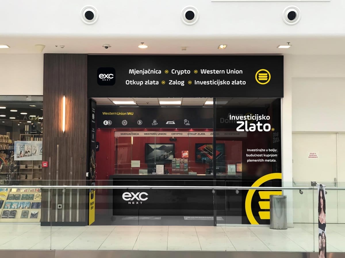 Exclusive Change proširuje ponudu: Na odabranim lokacijama odsad možete kupiti, prodati ili založiti zlato!
