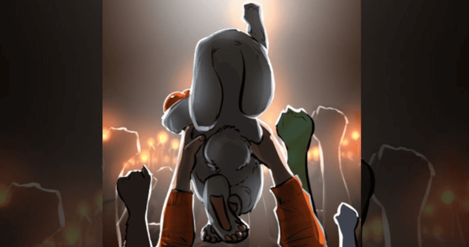 Ovaj crtež osvaja srca nakon prosvjeda u Novom Sadu