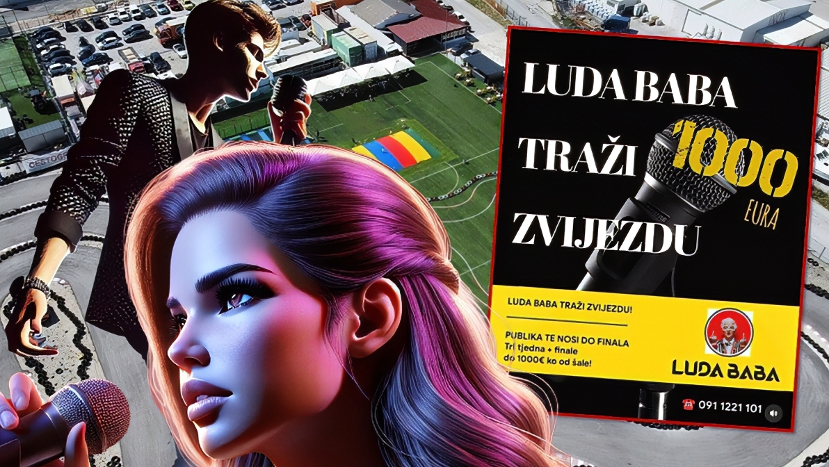 Natjecanje u pjevanju "Luda baba traži zvijezdu"! Ovo je sjajna prilika za sve talentirane pjevačice i pjevače, a spremne su i bogate novčane nagrade
