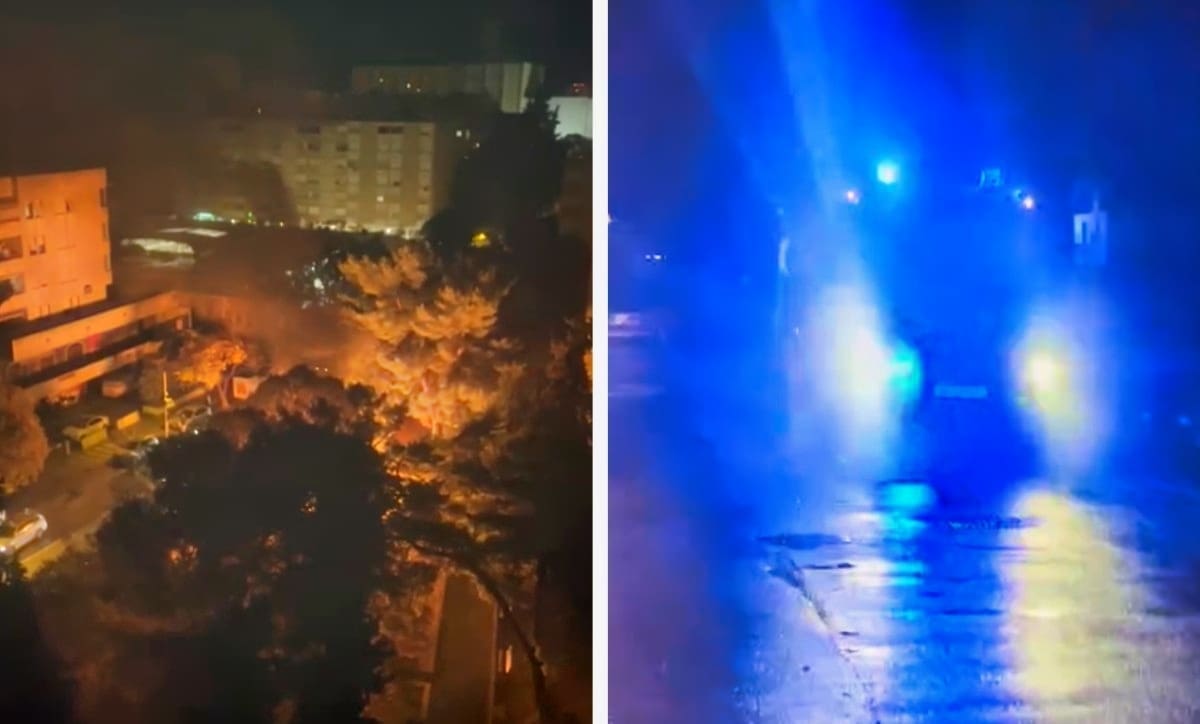 VIDEO Crni gusti dim se diže iz Vinkovačke ulice, dojurili vatrogasci