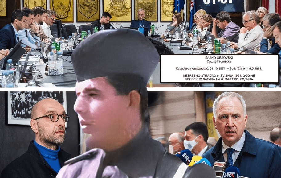 Na novoj sjednici Gradskog vijeća Grada Splita ovaj put neće biti govora o temi koja je izazvala veliku prašinu na splitskoj političkoj sceni. Krstulović Opara i Šarac napustili su Komisiju, ali rasprave o spomen-ploči Sašku Gešovskom – nema!