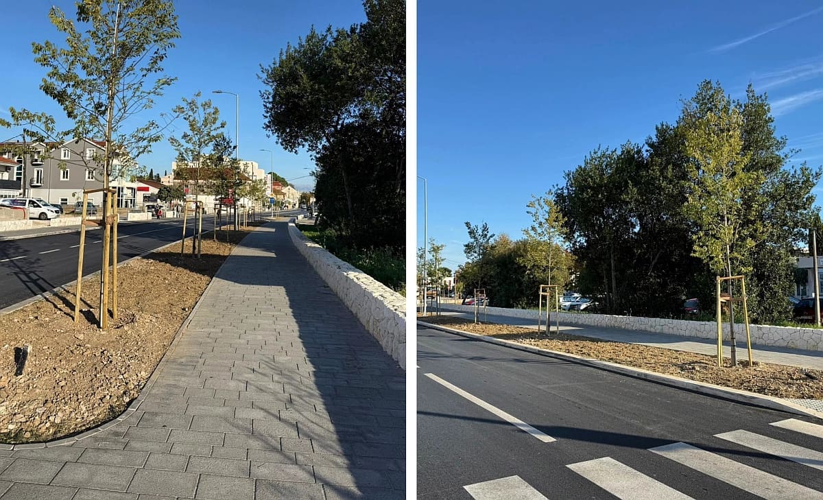 Trogir dobiva zeleni pojas duž cijelog zapadnog ulaza u grad