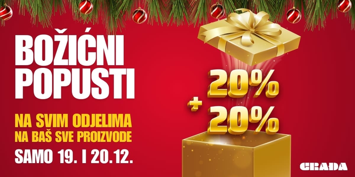 Nevjerojatno, ali istinito! Nećete vjerovati dok ne pogledate ove cijene! Blagdanska akcija na svih 11 odjela s 50,000 artikala