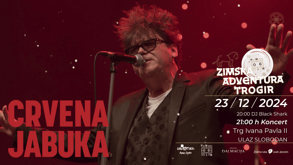 Blagdanski vrhunac u Trogiru: Crvena Jabuka večeras, bakalar i Trogirski Kanti na Badnjak