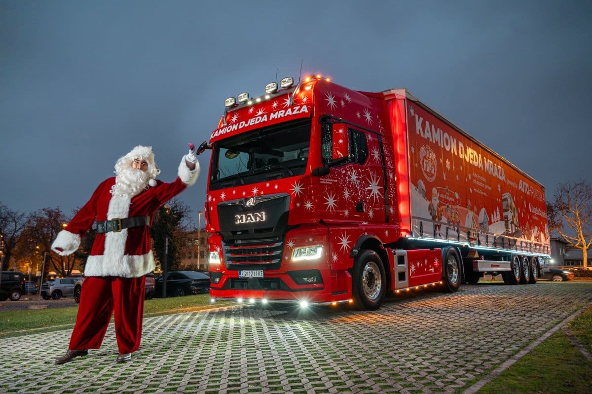 OMILJENI DJEDICA Kamion Djeda Mraza stiže u Split, evo kada