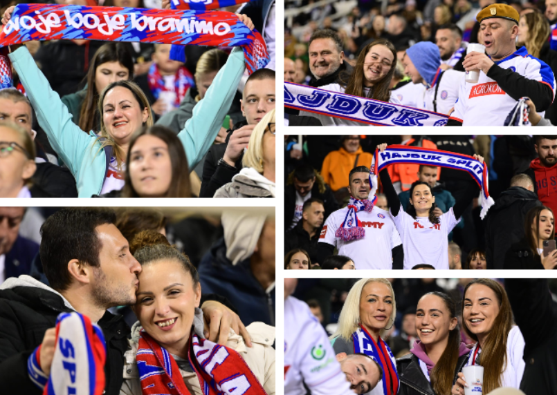 LUDILO NA POLJUDU Ovo je atmosfera s prepunih tribina. Evo tko sve bodri Bijele