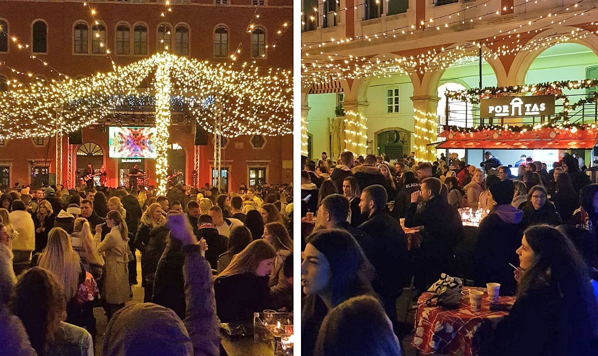 Ovako izgleda užarena atmosfera na Prokurativama nakon pobjede Hajduka nad Dinamom