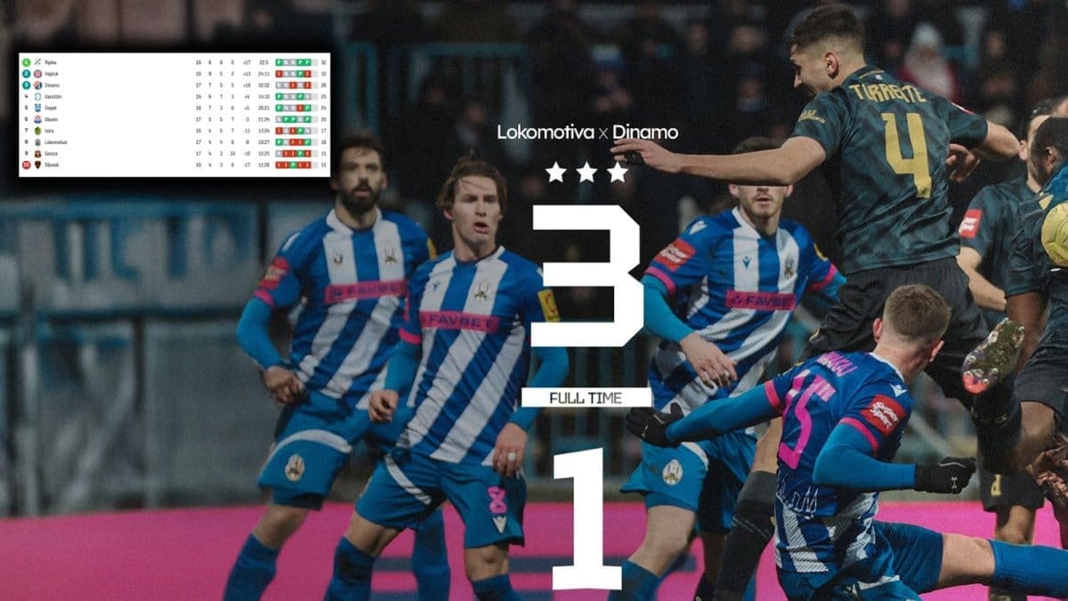 POTOP DINAMA Lokomotiva 'razbila' Modre u Kranjčevićevoj