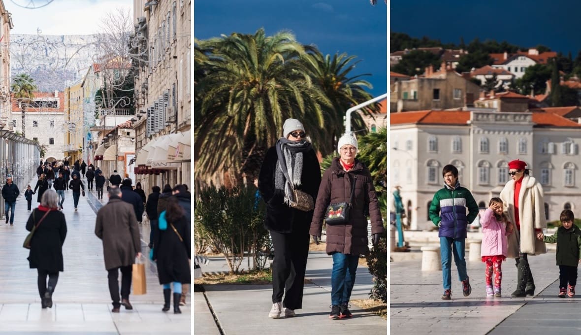 FOTO Pogledajte kako je izgledao centar Splita na božićno jutro