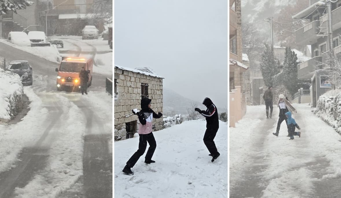 FOTO Zatvorena cesta u Gornjem Sitnom zbog debelog leda, pogledajte fotografije snijega i vijavice