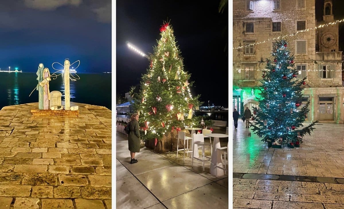 Iz Banovine se pohvalili kako izgleda okićenost Splita noću. Kako vam se sviđa?