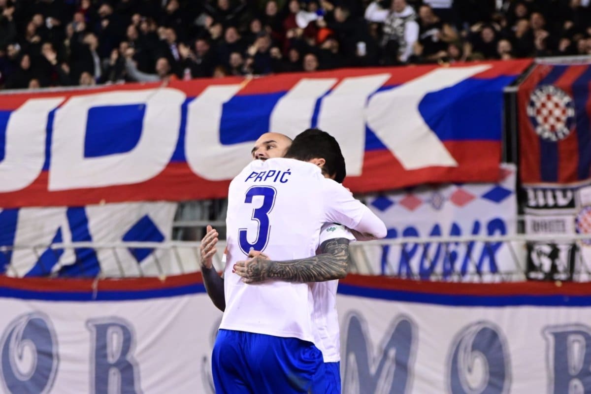 Ovako se slavi gol na Poljudu