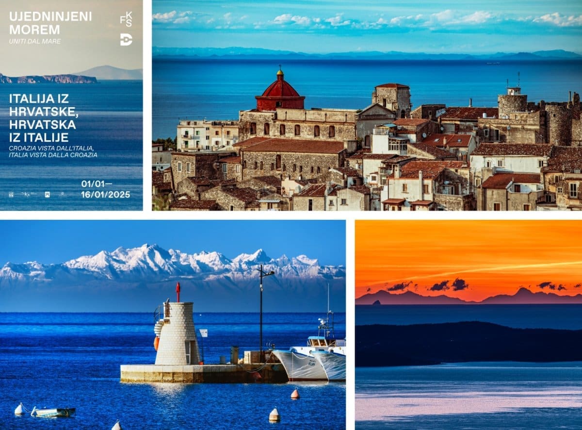 Jedinstven događaj u Hrvatskoj i svijetu. Novogodišnja izložba vraća se u Fotoklub Split: "Ujedinjeni morem - Italija iz Hrvatske, Hrvatska iz Italije"