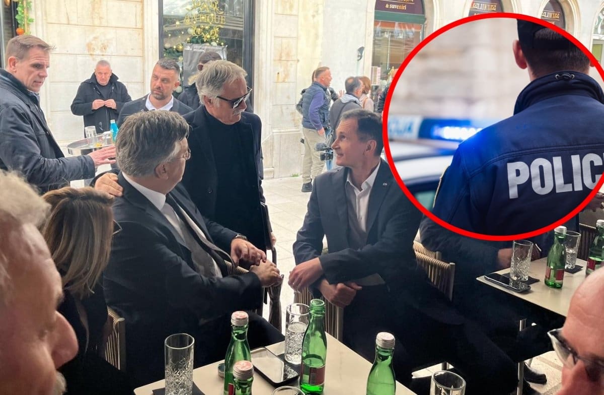 Žena HDZ-ovcima htjela oteti jastuk ispred kultnog splitskog kafića