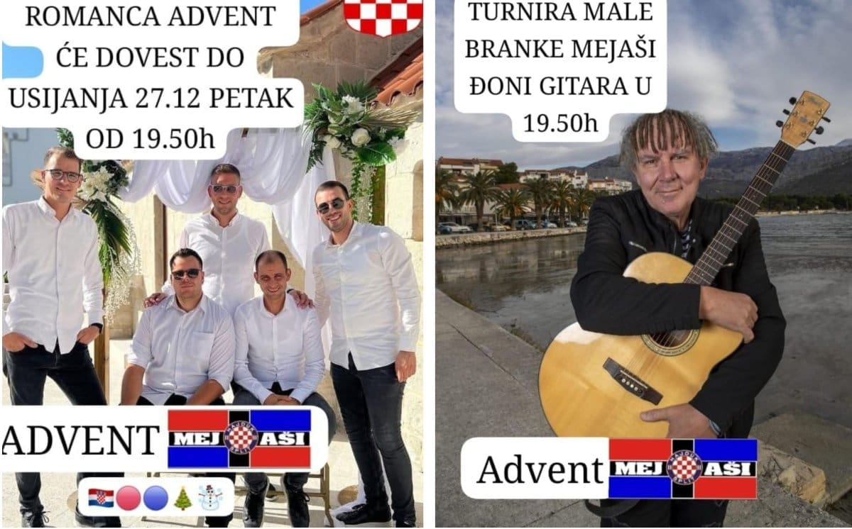 PRAVI SPEKTAKL OČEKUJE NAS NA MEJAŠIMA DANAS I SUTRA Prvo male branke pa pjesma. Nastupaju grupa Romaca i Đoni Gitara