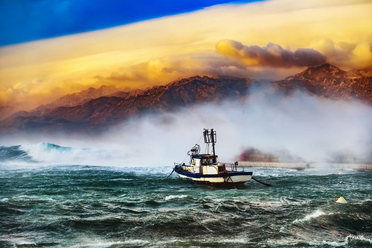 Orkanska bura potopila legendarni brod Mimi u Ražancu