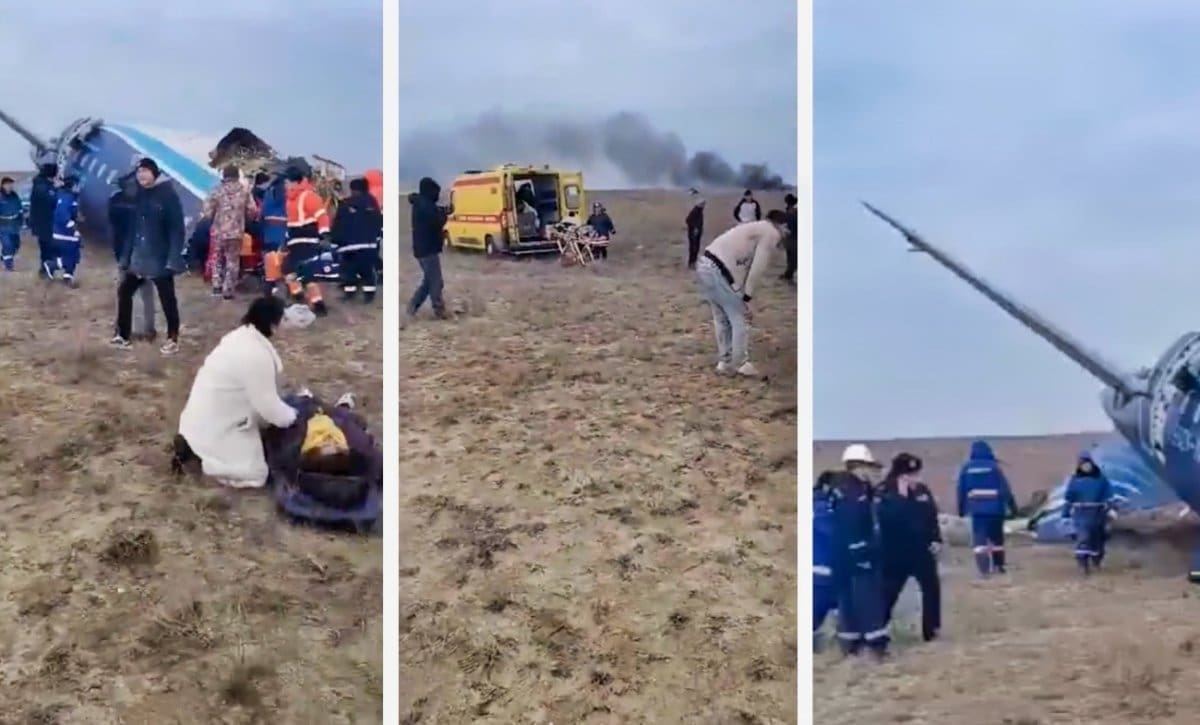 VIDEO Objavljene prve snimke ljudi koji su preživjeli pad aviona, vlada kaos