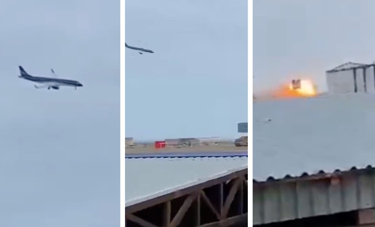 Objavljena dramatična snimka pada zrakoplova sa 72 putnika. Kazahstanske vlasti kažu da ima preživjelih