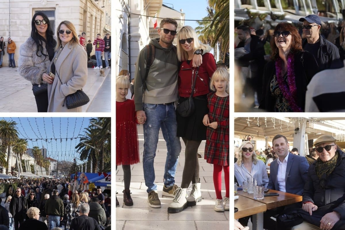 FOTOGALERIJA Vesela lica na splitskoj Rivi, građani i gosti su nam otvorili dušu: "Ovo je pravi način za oproštaj od Stare godine"