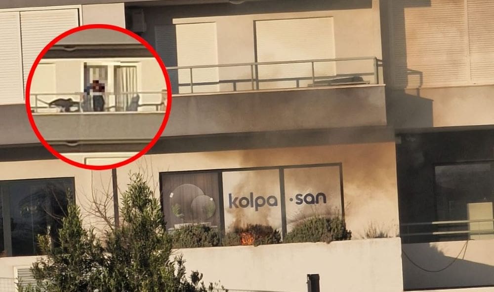 BUKTINJA NA SVE STRANE Stanari s balkona tećom vode gasili plamen