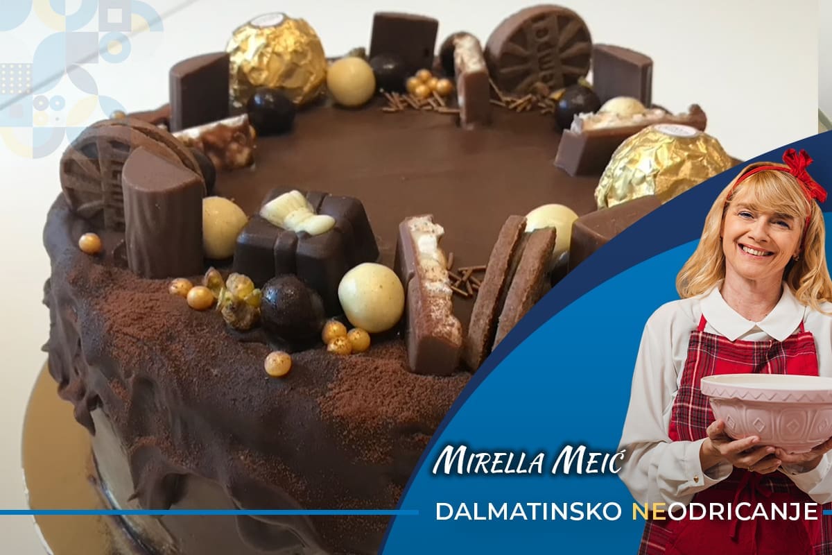 DALMATINSKO NEODRICANJE Najčokoladnija torta: Osmišljena je u Splitu za potrebe rođendana i od tada je traže svi