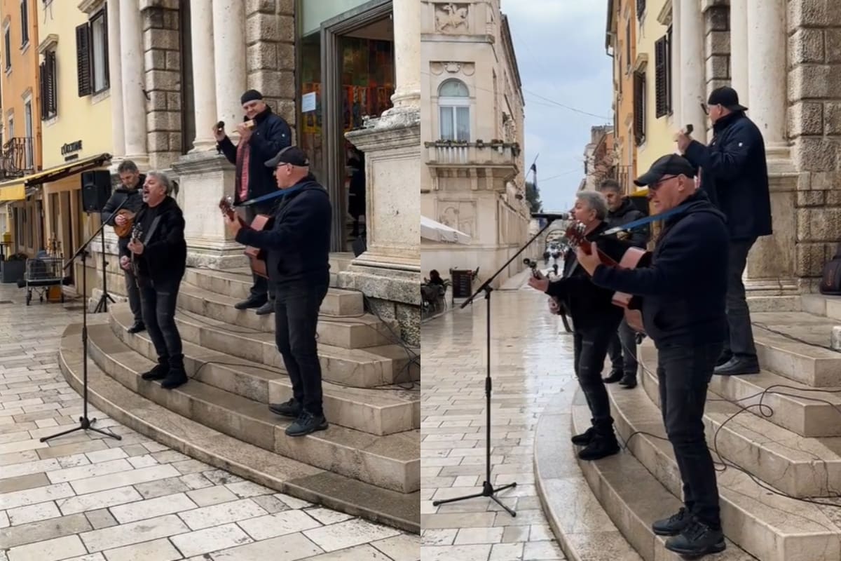 Tko je ovo očekivao? Dalmatino usred dana zapjevao na Narodnom trgu