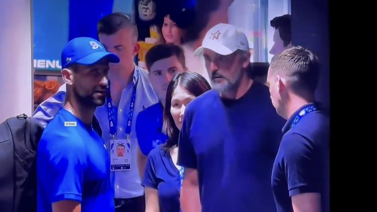 VIDEO Đoković naletio na Ivaniševića uoči meča: Ovako je izgledao njihov susret