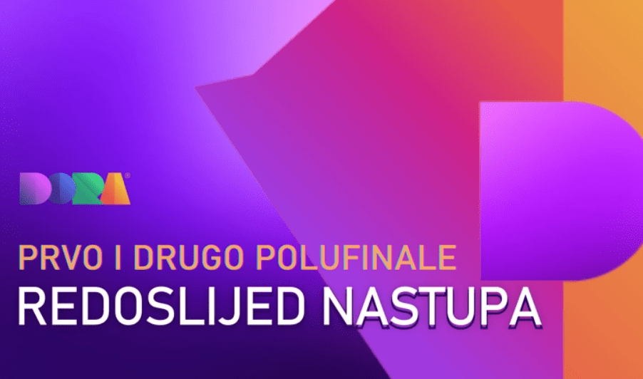 Objavljen redoslijed nastupa na Dori 2025.