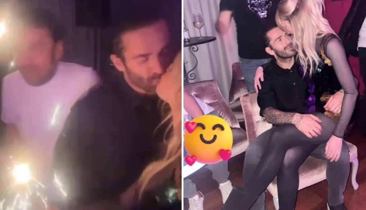 Poljupci i nježnosti: Evo kako su Iris i Marko Livaja dočekali Novu godinu