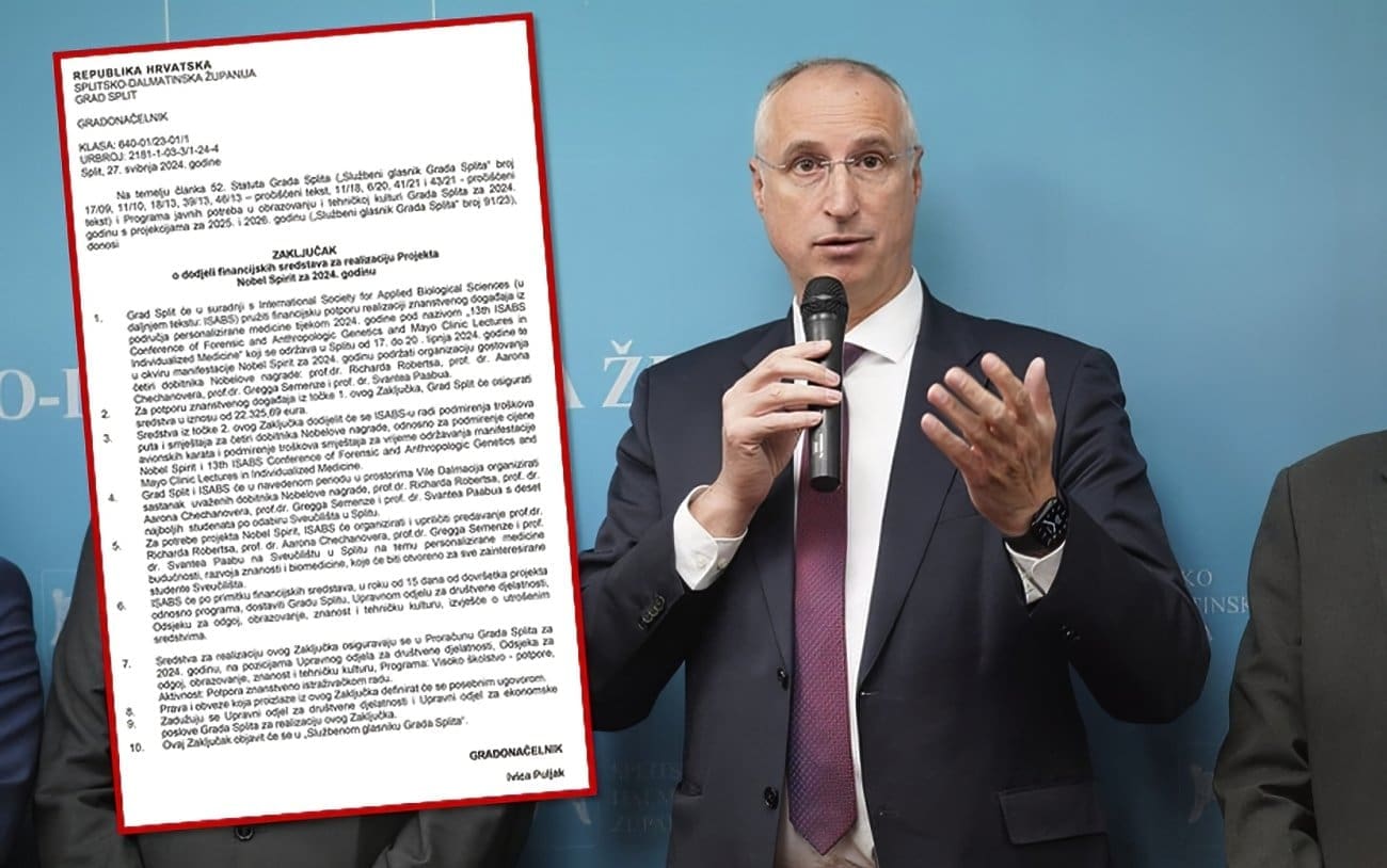 Grad Split ugošćuje četiri dobitnika Nobelove nagrade. Sve to će platiti više od 22 tisuće eura