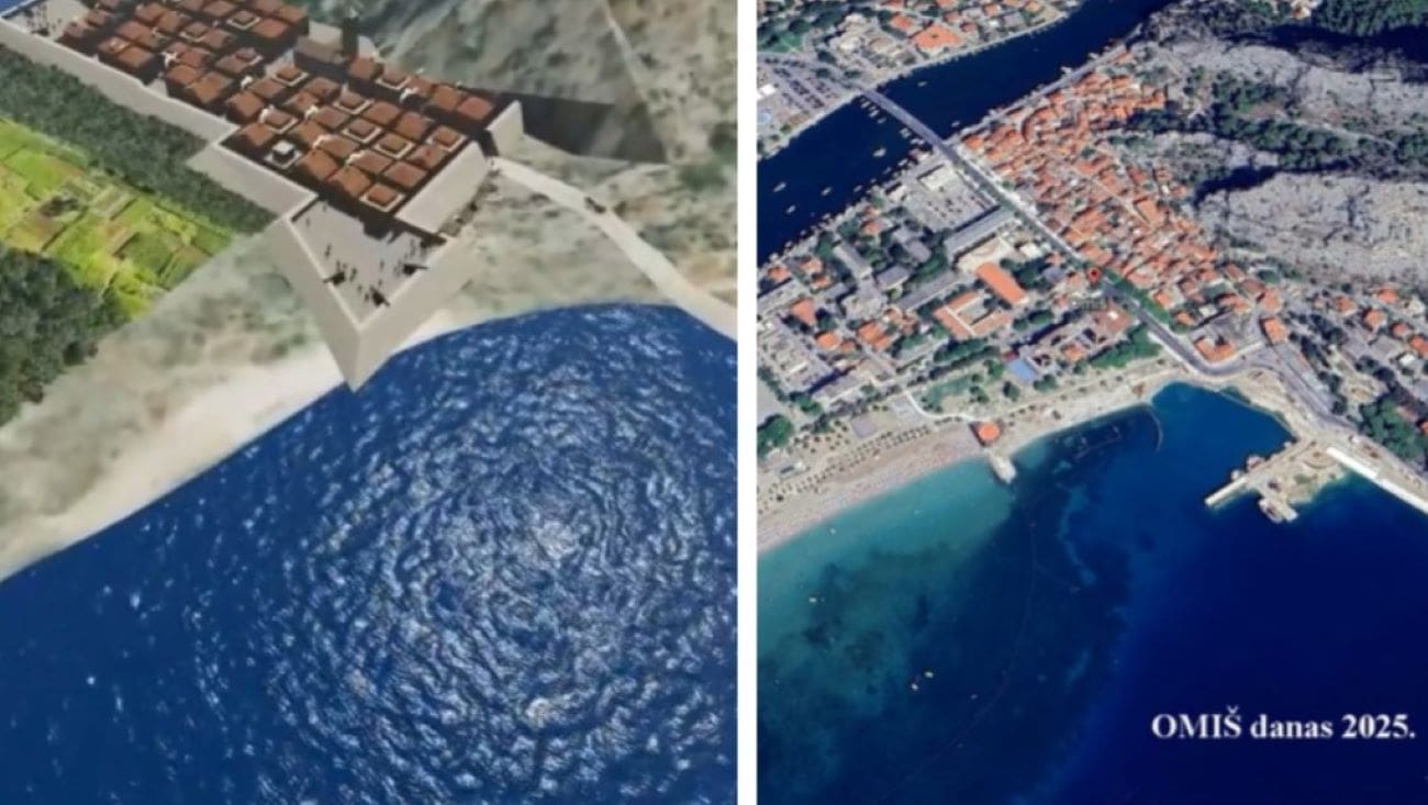 VIDEO Ovako je Omiš izgledao u doba Mletačke republike