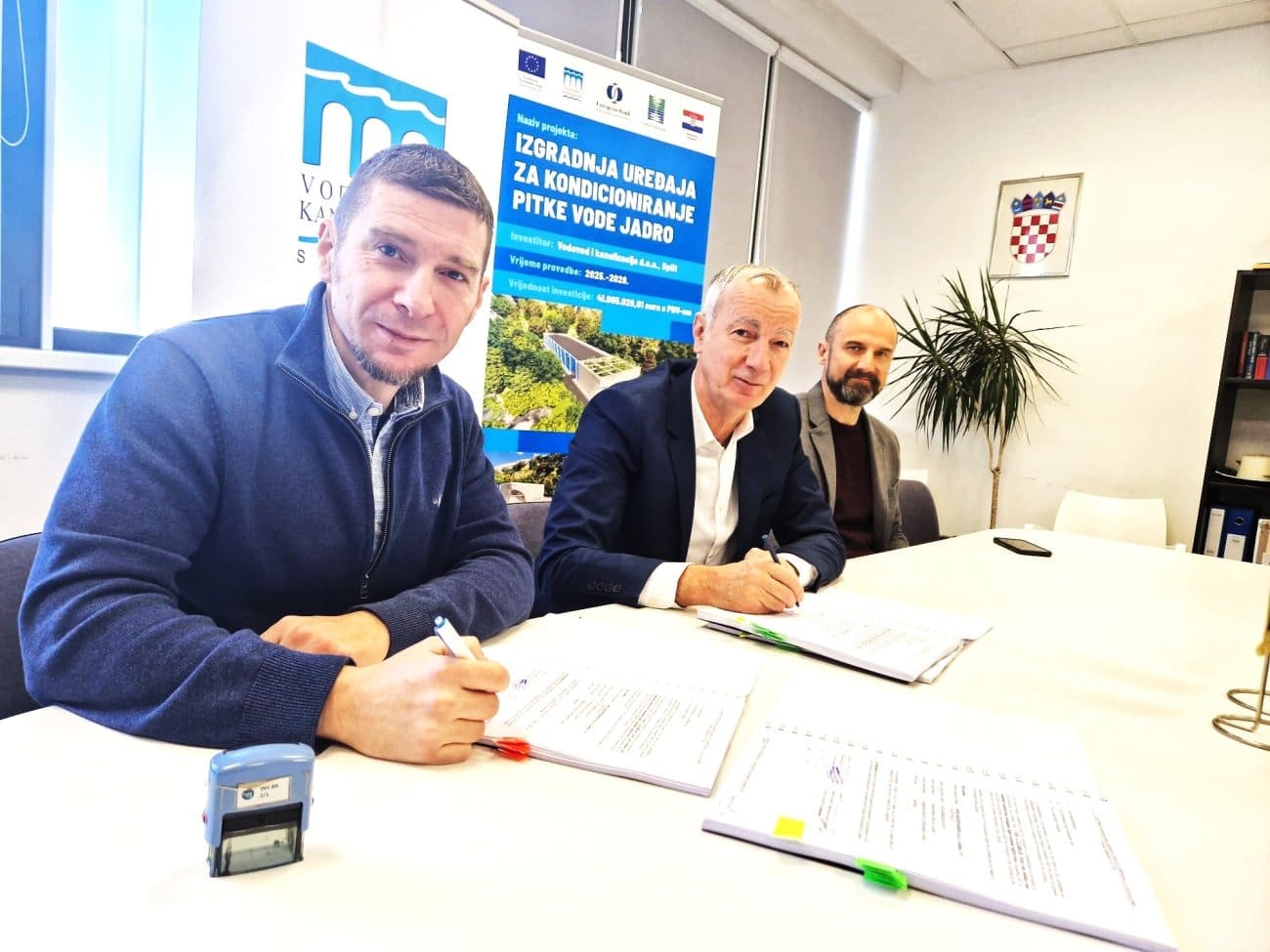POTPISAN UGOVOR! Poznato tko će obavljati nadzor izgradnje pročistača pitke vode na Jadru
