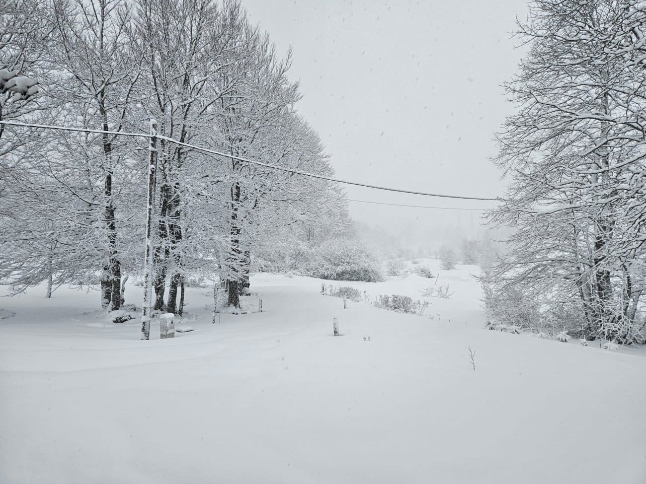 Snijeg u BiH. Zastoji su na cesti