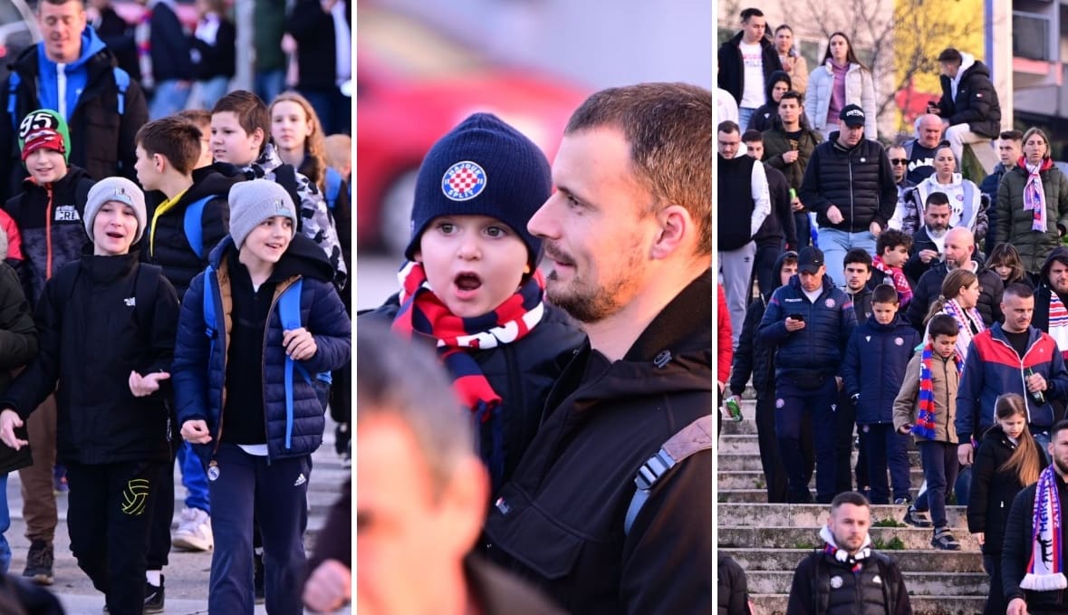 FOTO Staro, mlado, muško, žensko: Rijeke ljudi se slijevaju na Poljud, pogledajte ove prizore