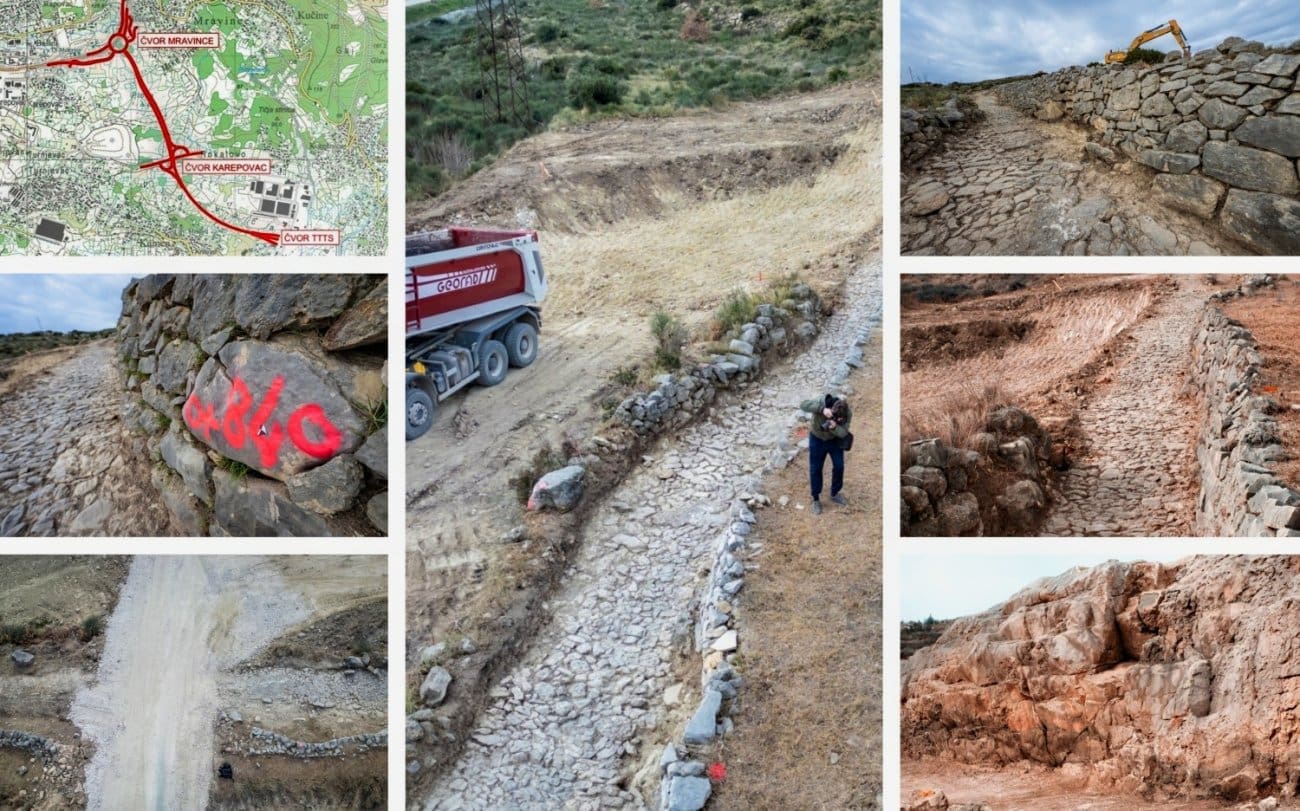 Arheološka senzacija na istoku Splita, ali nema razloga za slavlje. Dionica Mravince - TTTS prolazi preko rimske ceste?! Struka je sve znala