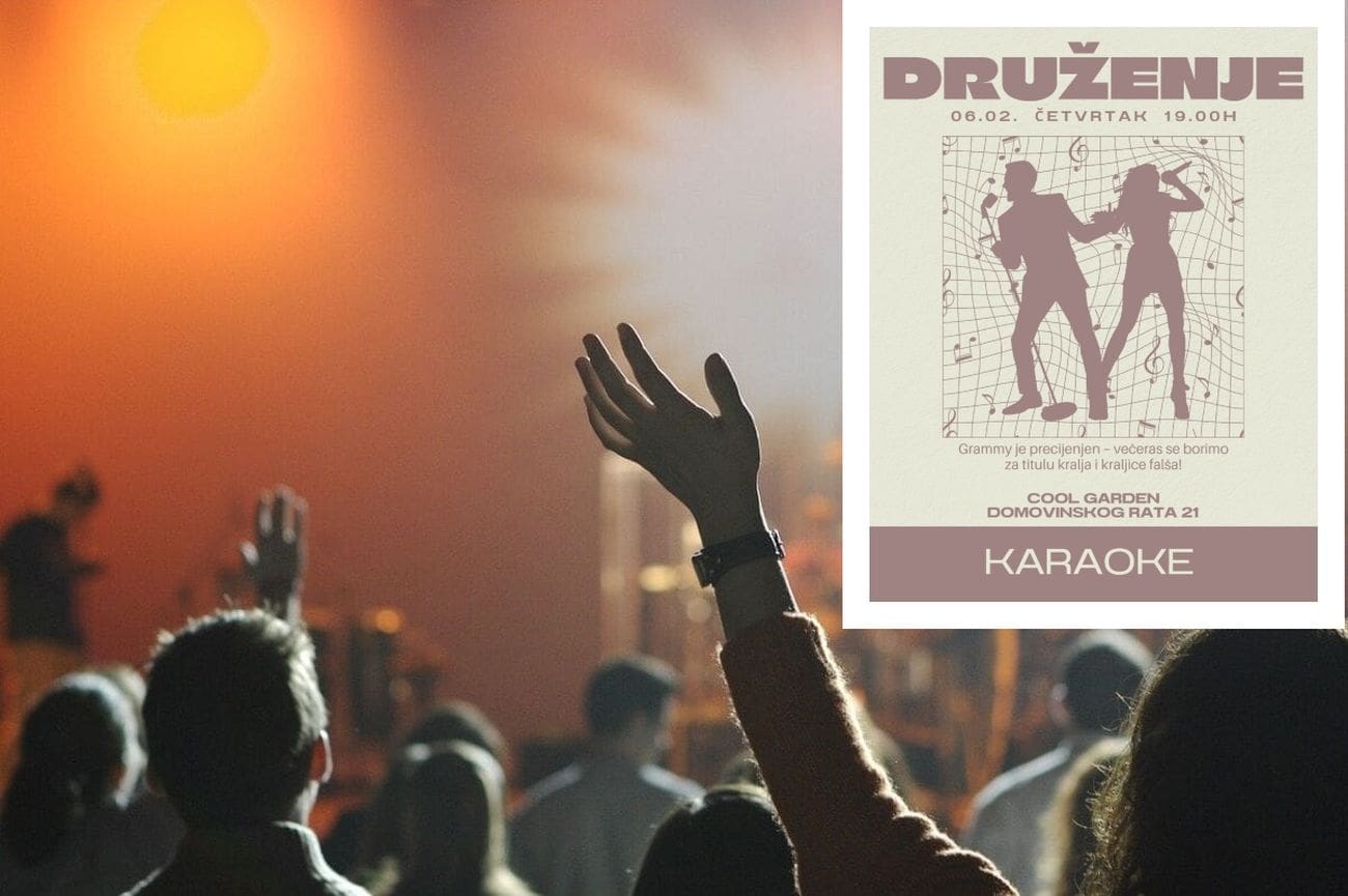 Ne propustite druženje i ovog četvrtka u Cool Gardenu. Zabavite se uz karaoke