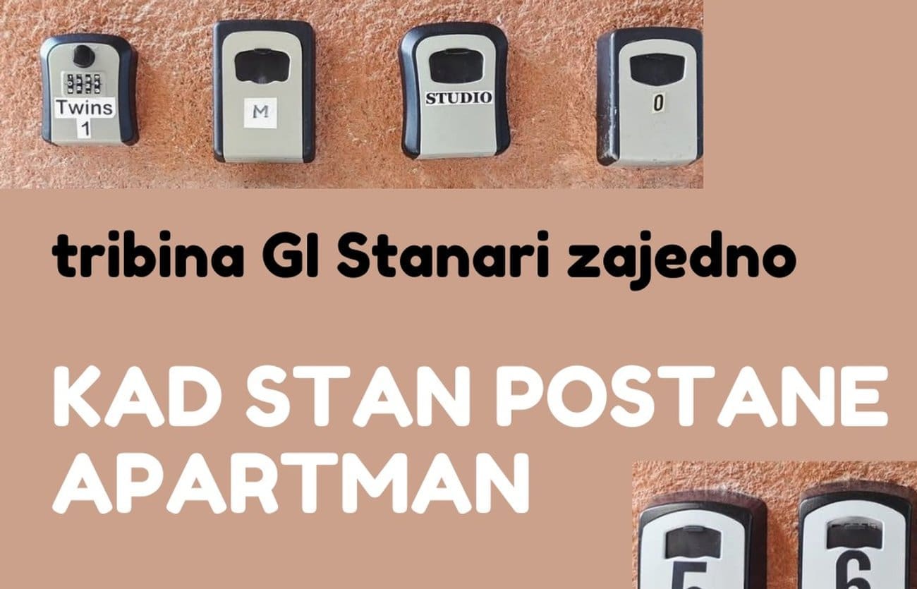 Organizira se nova tribina Građanske inicijative "Stanari zajedno" iz Splita. Pogledajte tko će sudjelovati