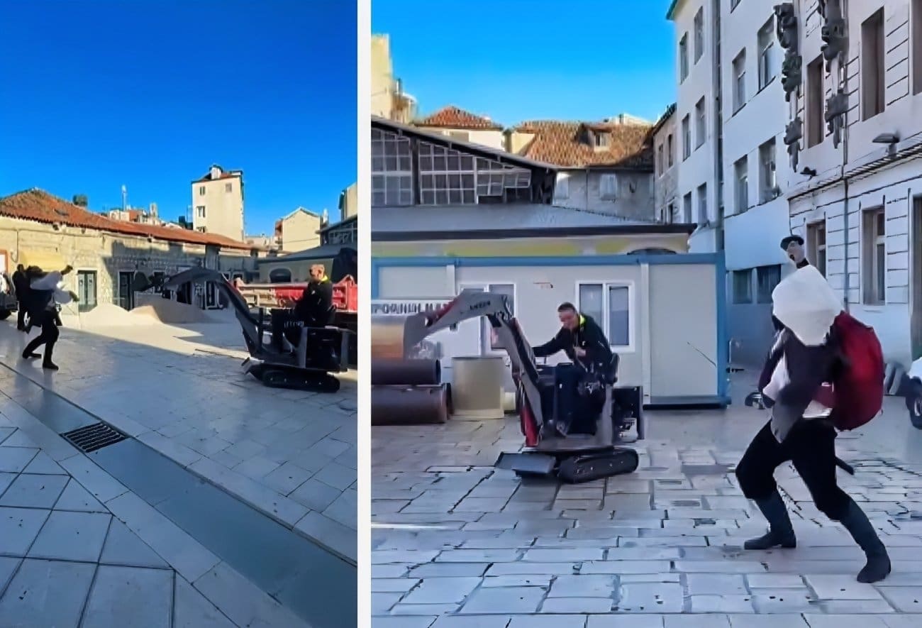 VIDEO Neobičan okršaj u centru Splita. Ljudi su snimali 'sukob', a evo što se na kraju dogodilo...